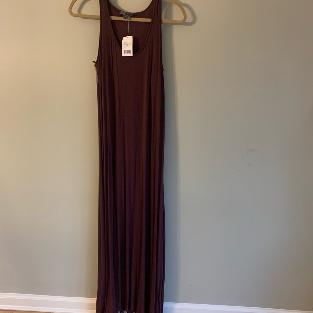 Vince, small, maxi dress, maroon, NWT